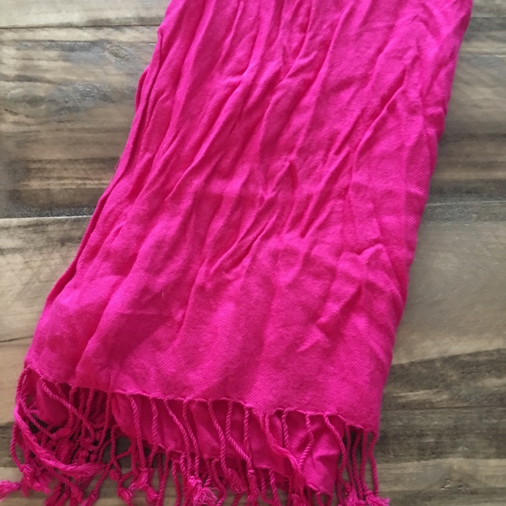 Pink scarf
